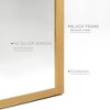 Whisen 30x40 Inch Arched Bathrrom Wall Mirror, Premium HD Glass, Brushed Aluminum Frame - 4 of 4