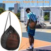 Generic Basketball Bag Basketball Backpack - Single Ball Mesh Storage Crossbody Sling Sackpack - 2 of 4