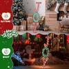 Syemin Decorative Holiday Scene Props JOY Letter Sign Christmas Yard Decorations Outdoor Holiday Indoor Decor Holiday Displays, Red, 9.8"*9.8"*47.2" - 4 of 4