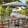 6'x10' Rectangular Outdoor Patio Market Umbrella with Faux Wood Pole - Threshold™ - 2 of 4
