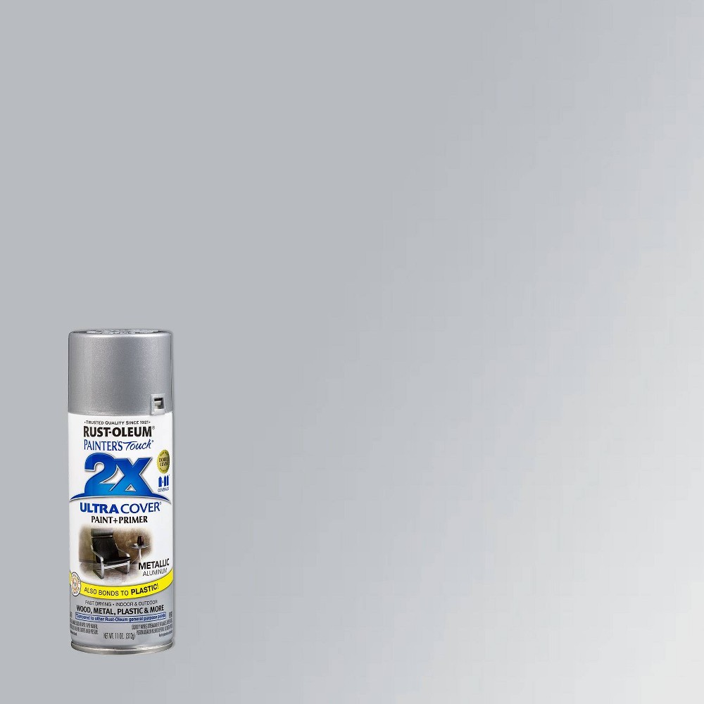 UPC 020066387297 product image for Rust-Oleum 12oz Painters Touch 2X Ultra Cover Spray Paint Aluminum: Enamel, Inte | upcitemdb.com