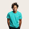 Dalix Ghost Embroidered Soft Cotton Short Sleeve T Shirt Mens - 3 of 4