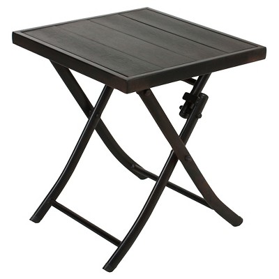 target black folding table