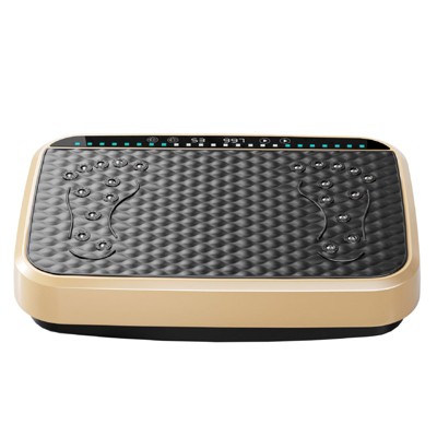 VisioGear Vibration Plate Fitness Platform, Shaking Workout Board, Weight Loss Equipment for Men and Women, Gold & Black, 20.5"*14.2"*4.5"