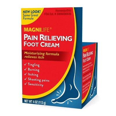 Magnilife Pain Relieving Foot Cream - 4oz : Target