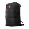 MSI Urban Raider Gaming Backpack Black - Rated IPX2 for water resistance - Fits up to 17" Laptops - Lightweight polyester exterior - 2 of 4