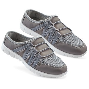 Collections Etc Slip-On Comfort Sneakers with Flexible Skid-Resistant Soles - 1 of 4