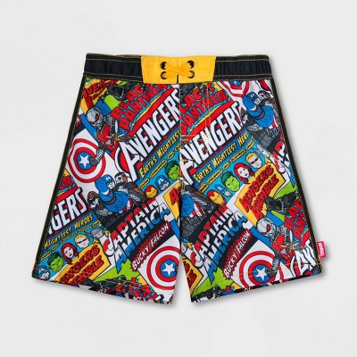 boys avengers swim trunks