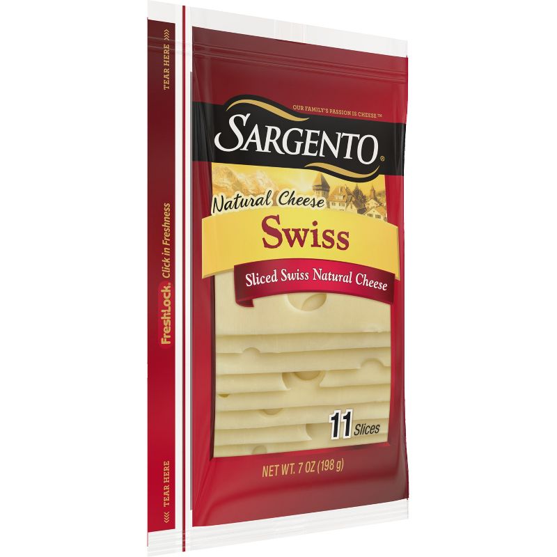 Sargento Thin Natural Swiss Sliced Cheese - 7oz/11 slices, 5 of 10