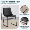 NicBex Retro Suede Bar Stools Set of 4,Industrial Style Counter Height Bar Stools,Kitchen Island Stools for Home Bar,Dining & Cafe - 4 of 4