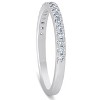 Pompeii3 3/4 Ct Halo Round Diamond Engagement Halo Ring 10k White Gold - 3 of 4