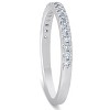 Pompeii3 3/4 Ct Halo Round Diamond Engagement Halo Ring 10k White Gold - image 3 of 4