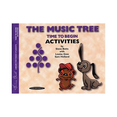 Alfred The Music Tree Activities Book Time to Begin