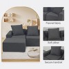 85" Wide Modern Convertible Sofa with Machine-Washable Covers for Living Room -3irtyhousy - 2 of 4