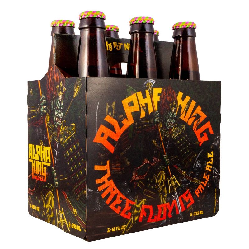 3 Floyds Alpha King Pale Ale Beer - 6pk/12 fl oz Bottles, 2 of 6