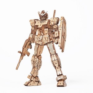 3D DIY Puzzle: RX-78-2 wa-gu-mi Mobile Suit First Gundam Bamboo - 421pcs - 1 of 4