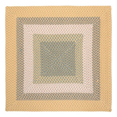 Colonial Mills Montego Braided Rug, Sundance 6' square, Square Shape