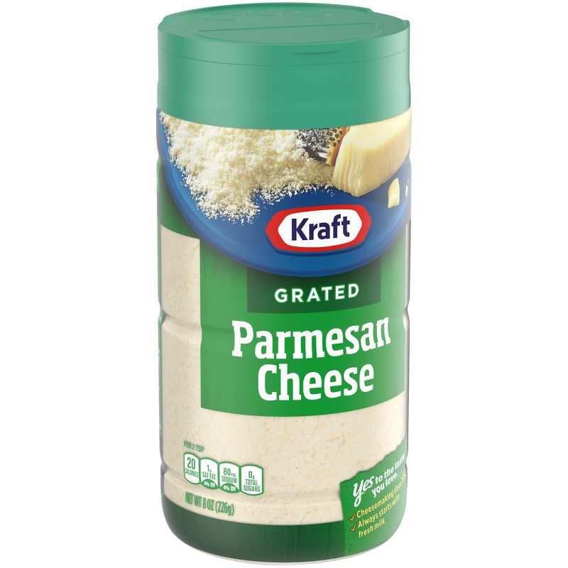 Kraft 100% Grated Parmesan Cheese 8oz, 3 of 10