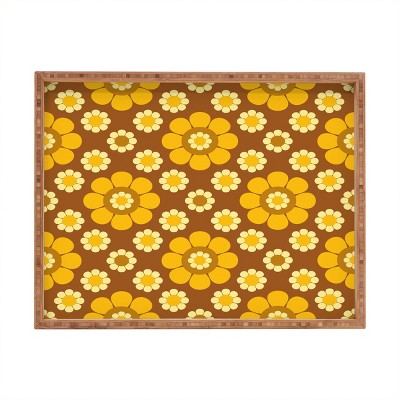 Jenean Morrison Diner Menu in Sunrise Rectangular Tray - Deny Designs