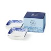 Spode Blue Italian Brocato Square Dishes - Set of 4 - 4 of 4