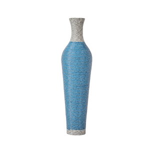 Racxily 39" Decorative Floor Vase, Woven Textured Finish for Living Room & Entryway - 1 of 4