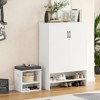 ORRD 7-Tier Shoe Cabinet with Doors, Holds 28 Pairs - Hidden Entryway Storage with Adjustable Shelves, Narrow Hallway & Living Room Organizer - 2 of 4