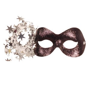 Unique Design I.E. Inc. Black/silver Starlight Mask Costume Accessory - 1 of 4