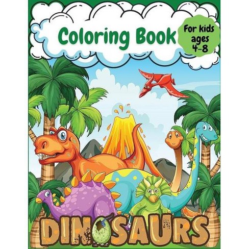 Download Dinosaur Coloring Book For Kids By Happy Books For All Paperback Target