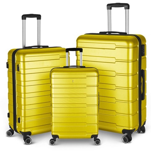 Luggage Set Of 3, Suitcases With Spinner Wheels Hardside Expandable ...