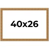 PosterPalooza | Contemporary Gold Picture Frame - UV Acrylic, Backing Board, Hanging Hardware Included - 2 of 4