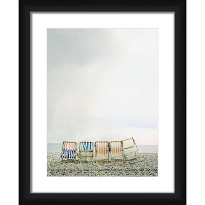 18" x 22" Matted to 2" Chair Together Picture Framed Black - PTM Images