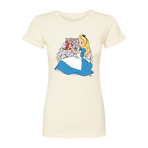 Women's - Disney - Alice In Wonderland Fitted Graphic T-Shirt - 1 of 3