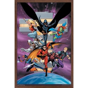 Trends International DC Comics - Teen Titans - Group Framed Wall Poster Prints - 1 of 4