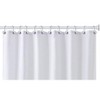 Home Mart Goods 12 Piece Set - Chrome Button Heavy Duty Shower Curtain Hooks Rings Rustproof Metal - 2 of 4
