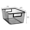 Metal Mesh Pantry Basket with Handles - 3 of 4