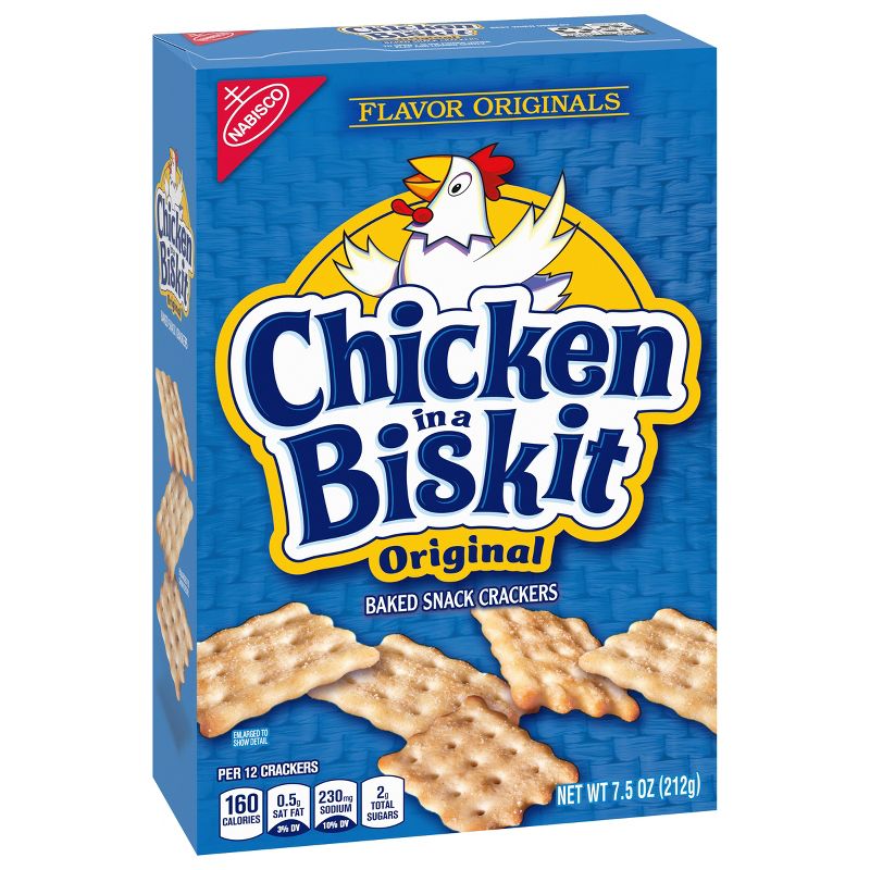 Chicken in a Biskit Original Baked Snack Crackers, 5 of 12