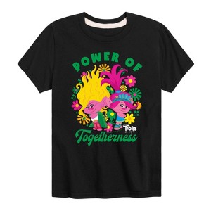 Boys' - Trolls - Poppy and Viva Power of Togetherness Short Sleeve Graphic T-Shirt - 1 of 4