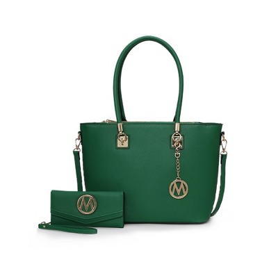 MKF Collection Vanessa Women's Fashion Tote & Wallet Set Handbag by Mia K