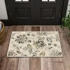 Modern Bohemian Farmhouse Floral Indoor Area Rug by Blue Nile Mills - 2 of 4