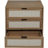 NicBex 3 Drawers Nightstand Bedside Table with Large Storage Space End Table for Living Room, Bedroom, Study - 3 of 4