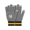 NFL Pittsburgh Steelers Gray Big Logo Glove - 2 of 4