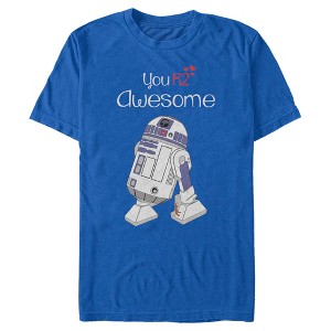 Men's Star Wars Valentine's Day You R2 Awesome T-Shirt - 1 of 4
