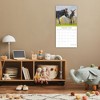 2026 Square Wall Calendar, Baby Animals, 16-Month Animal Theme, 180 Reminder Stickers (12x12 In) - 2 of 4