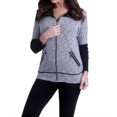 Women's Zip Up Cardigan - ANGEL