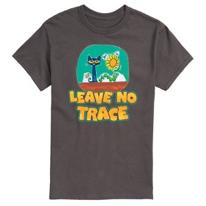 Men's - Pete the Cat - Leave No Trace Camping Short Sleeve Graphic T-Shirt - 1 of 4