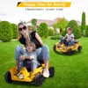 24V Kid Ride Car 2 Seaters, Remote Control Ride Car for Parents and Kids, 2 * 120W, Motors, Storage Box, Music - image 4 of 4