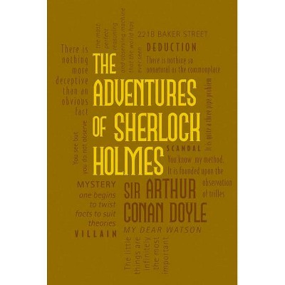 The Adventures of Sherlock Holmes - (Word Cloud Classics) by  Sir Arthur Conan Doyle (Paperback)