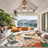 Lahome GST Contemporary Bohemian Abstract Short Pile Velvet Rectangular Indoor Area Rug - 2 of 4