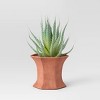 12" Wide Ceramic Outdoor Planter Terracotta - Opalhouse™ designed with Jungalow™ - image 3 of 4
