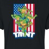 Women's - Teenage Mutant Ninja Turtles - USA Raphael Cropped Graphic T-Shirt - 2 of 4